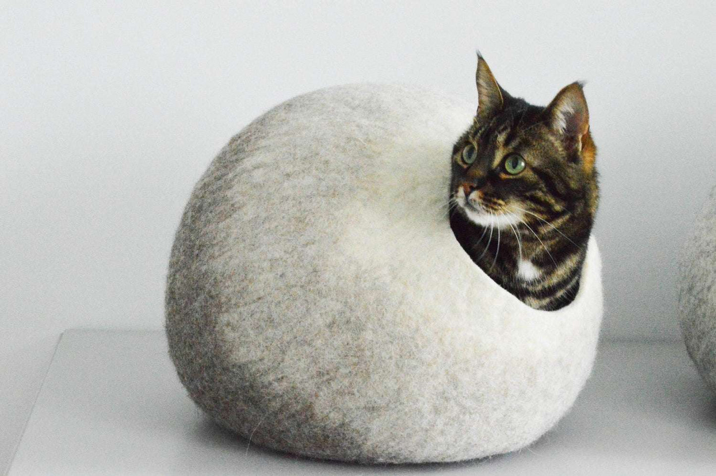 Premium Bubble Cat House - Ombre Wool Pet Bed - Home Soul