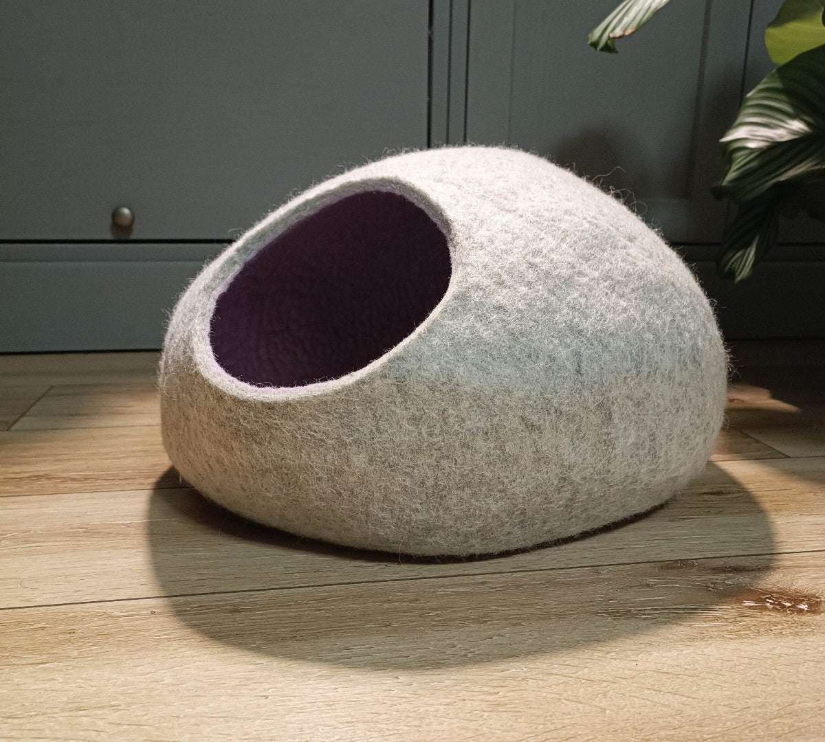 Wool Cat Bed - Premium Pet Cave - Home Soul