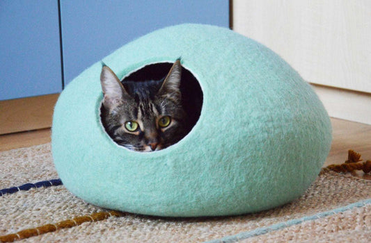 Mint Cat Bed - Refreshing Pet Cave - Home Soul