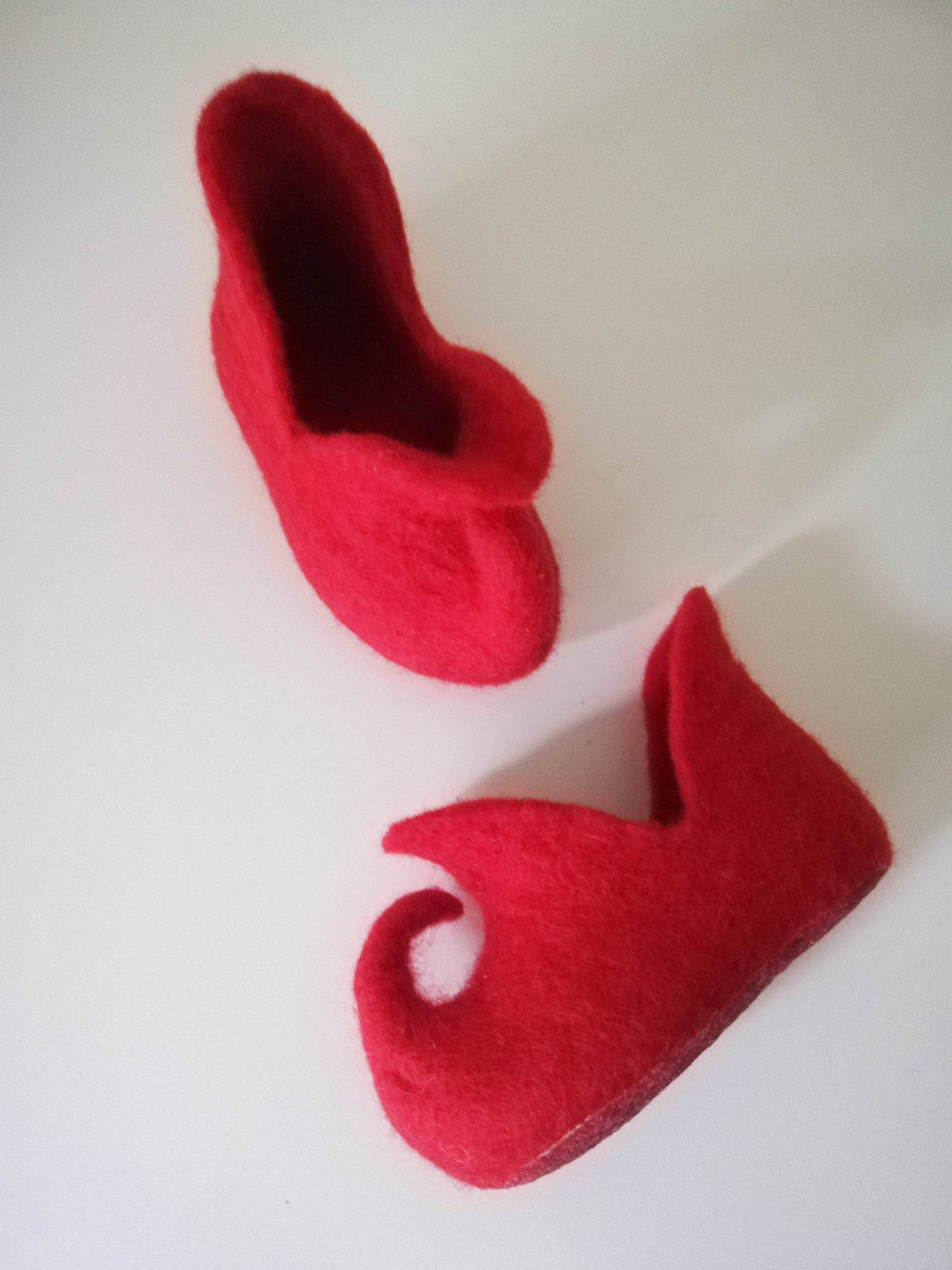 Felted adult size slippers ELF SHOES - Home Soul