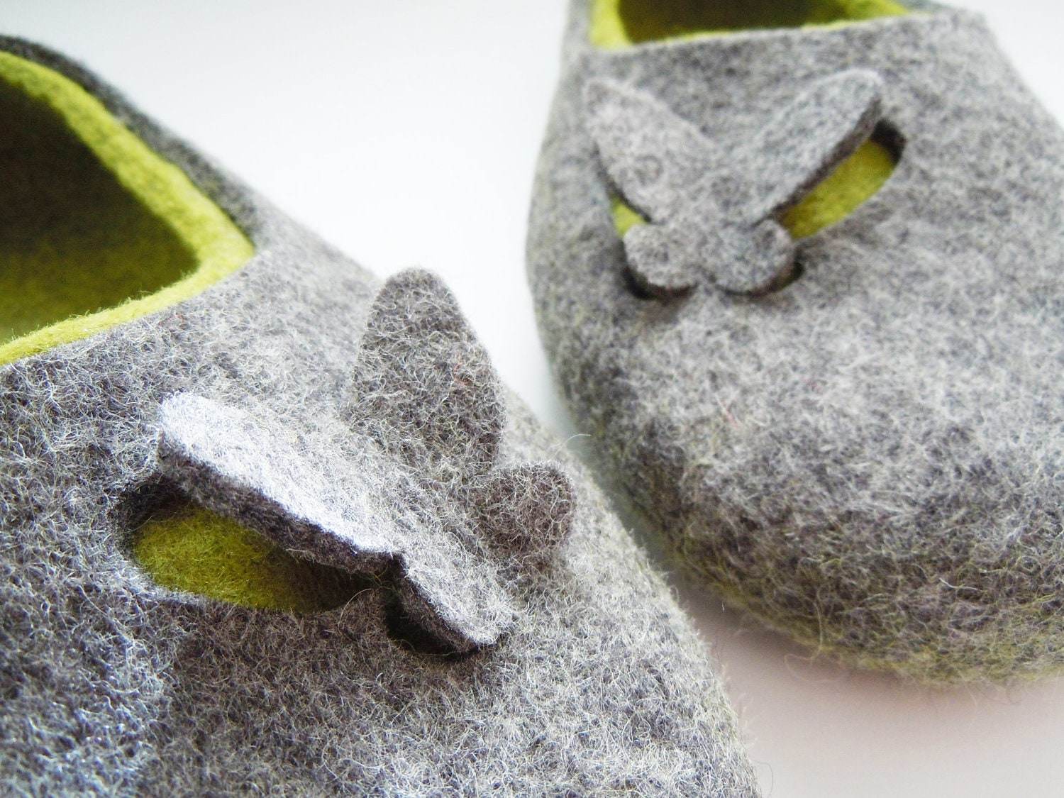 Butterflies Slippers - Whimsical House Shoes - Home Soul