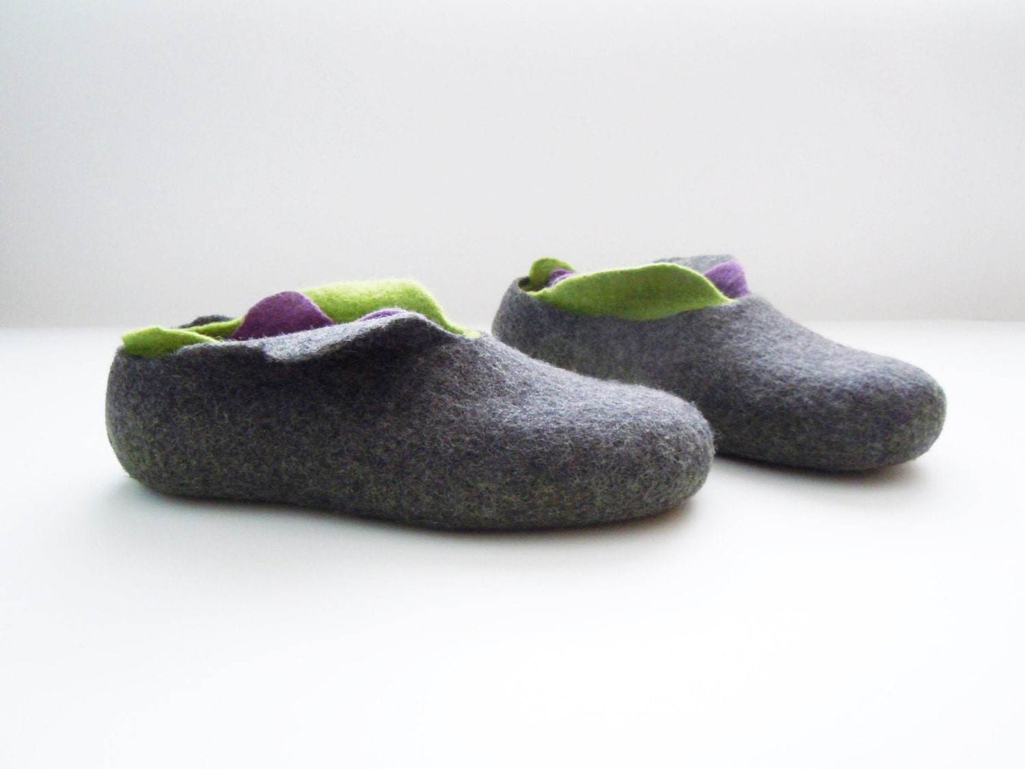 Felted 3 layer slippers - Home Soul