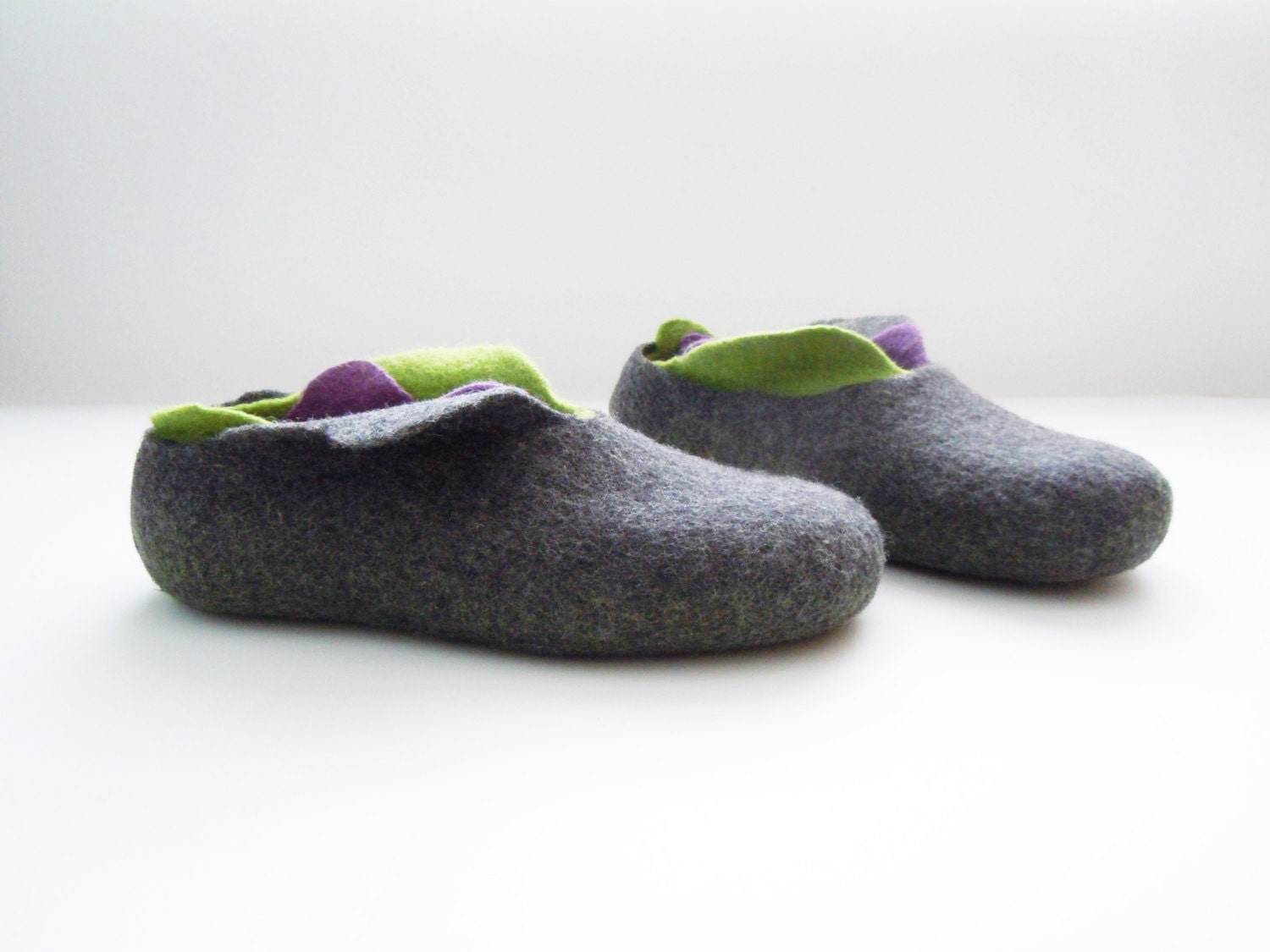 Felted 3 layer slippers - Home Soul