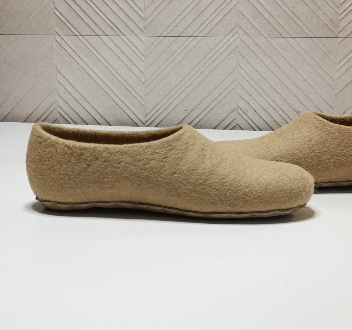 Custom Color Wool Slippers - Personalized House Shoes - Home Soul