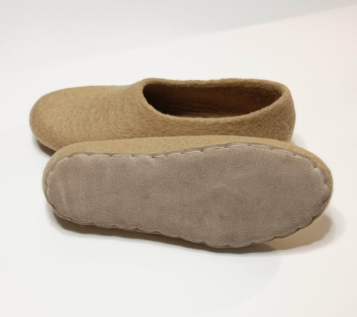 Custom Color Wool Slippers - Personalized House Shoes - Home Soul