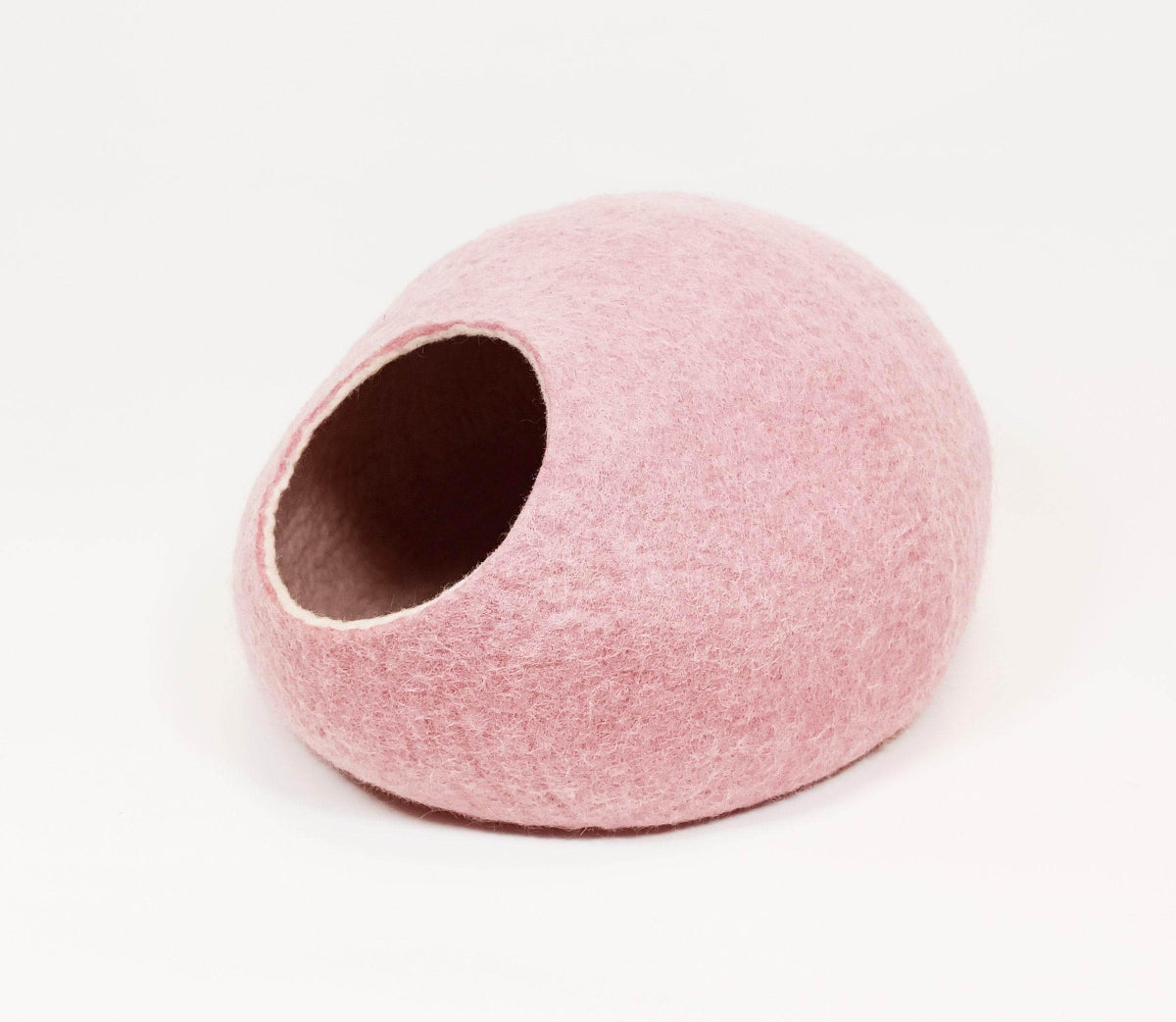 Baby Pink Cat Bed - Eco-Friendly Pet Cave - Home Soul