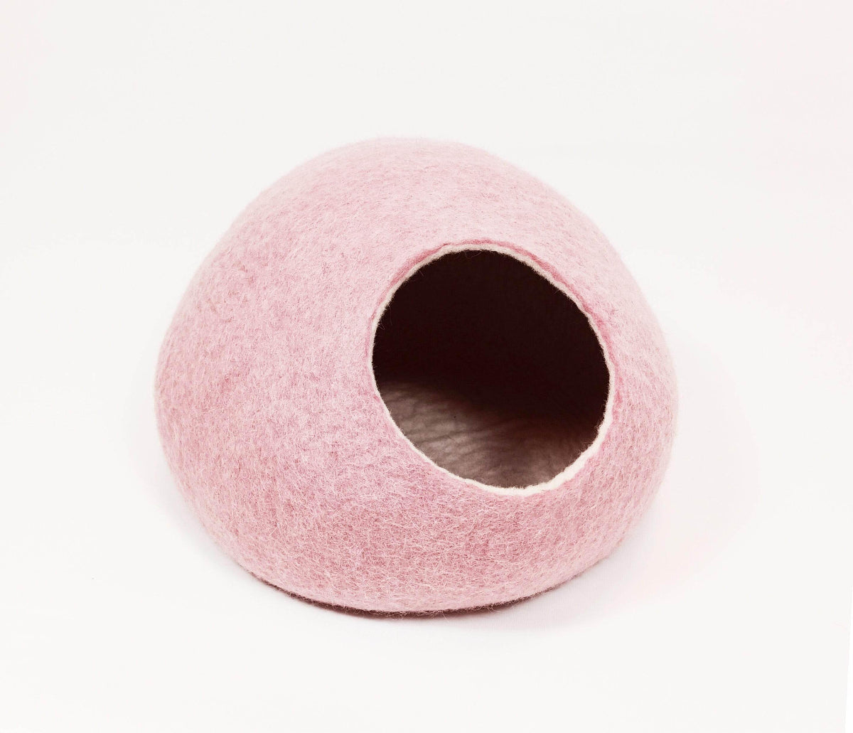 Baby Pink Cat Bed - Eco-Friendly Pet Cave - Home Soul