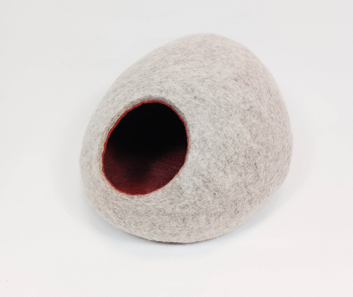 Bespoke Two Color Pet Bed - Handcrafted Cat Cave - Home Soul