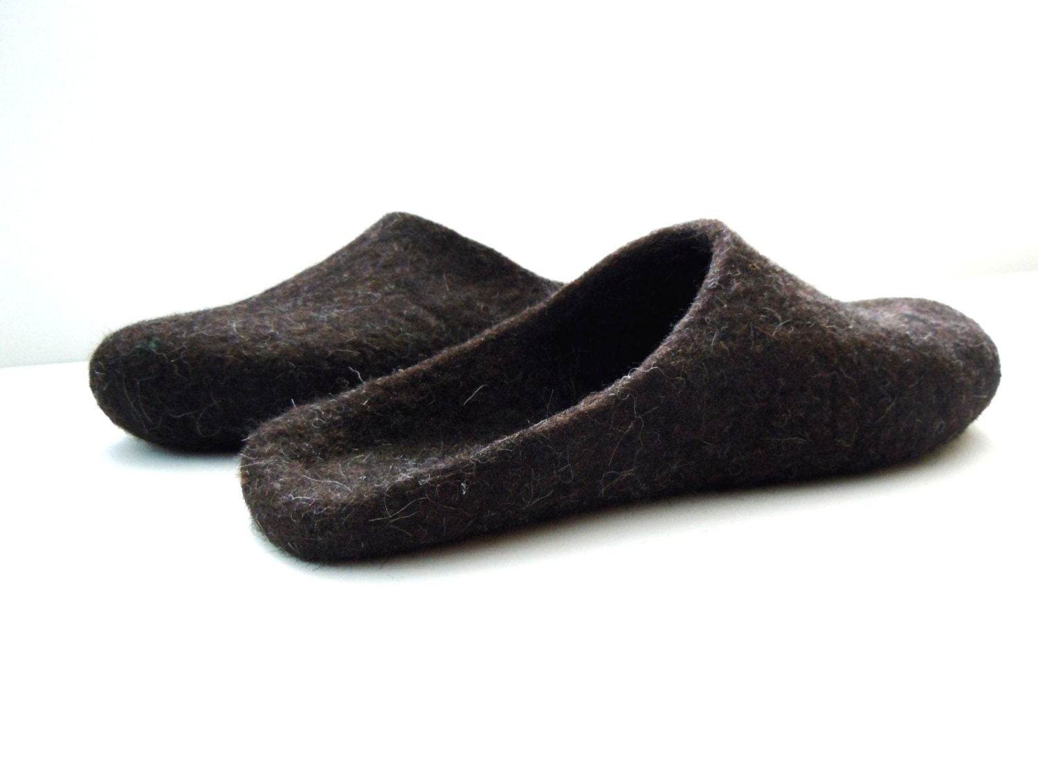 Brown Black Men's Backless Slippers - Eco-Friendly - Home Soul