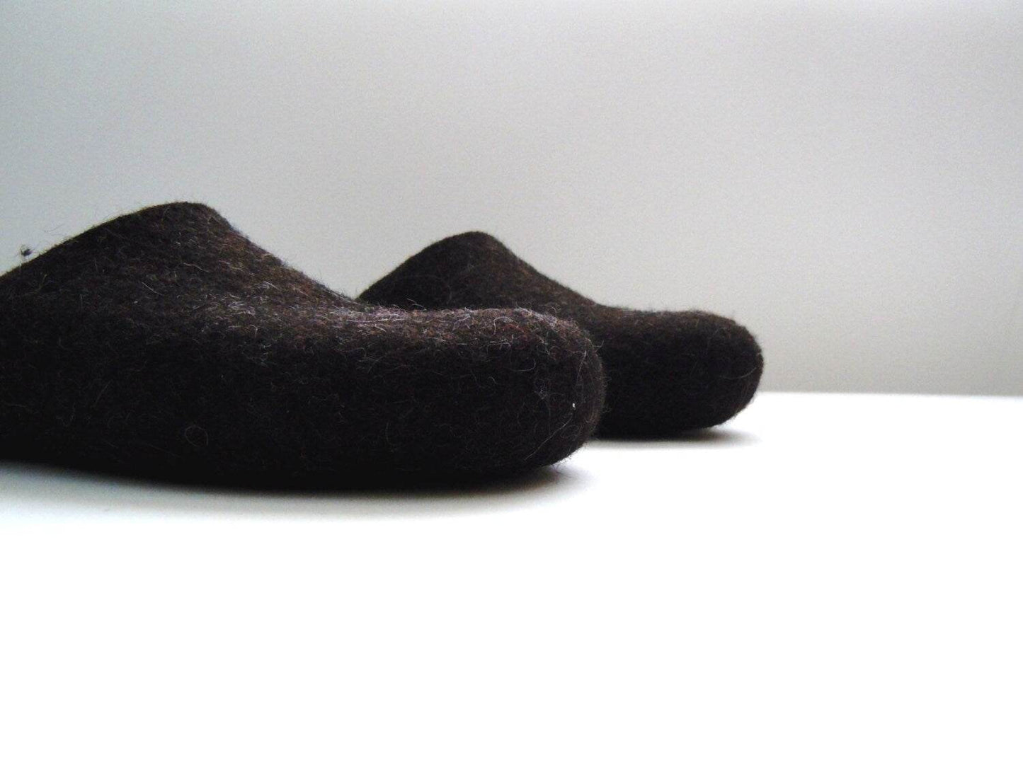 Brown Black Men's Backless Slippers - Eco-Friendly - Home Soul