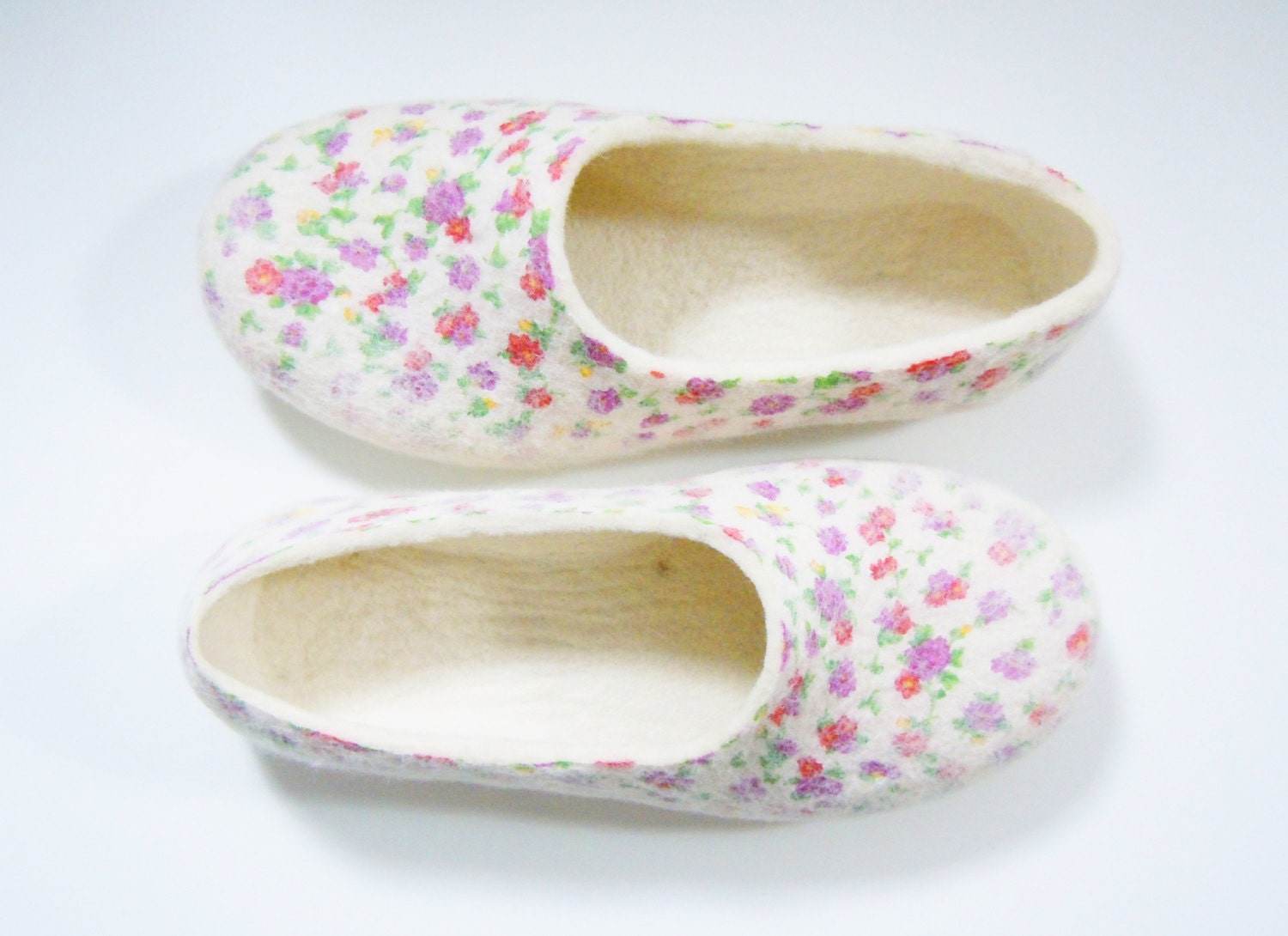 Garden Flowers Slippers - Floral House Shoes - Home Soul