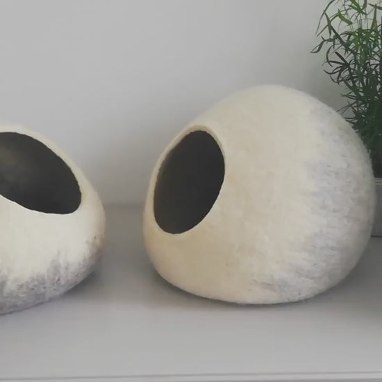 BUBBLE Shape Cat House / Ombre Color Pet Bed / Modern Pet Bed / Cat bed / Cat cave / Puppy bed / Cat house / Pet Furniture / Cat Nap Cocoon